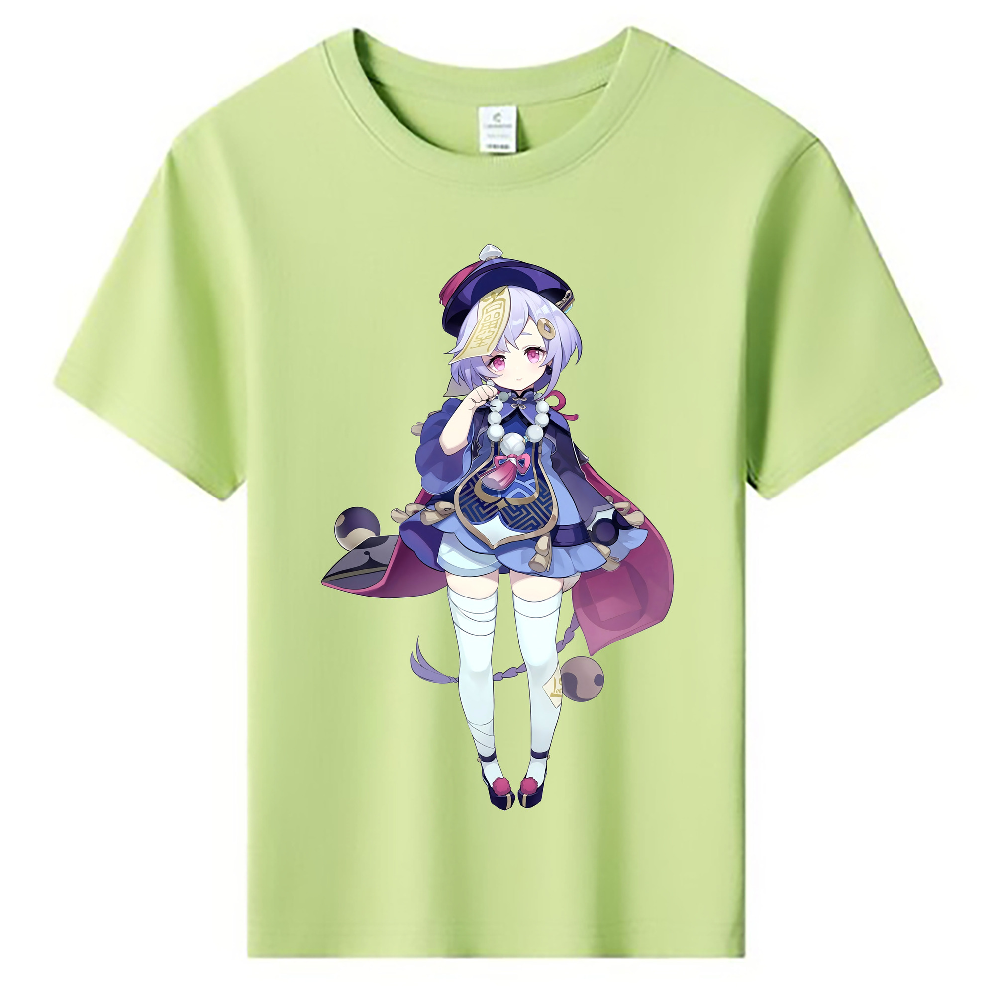 げんし神 七七 なな  genshin Nana 綿100％キッズTシャツ（フロントプリント）